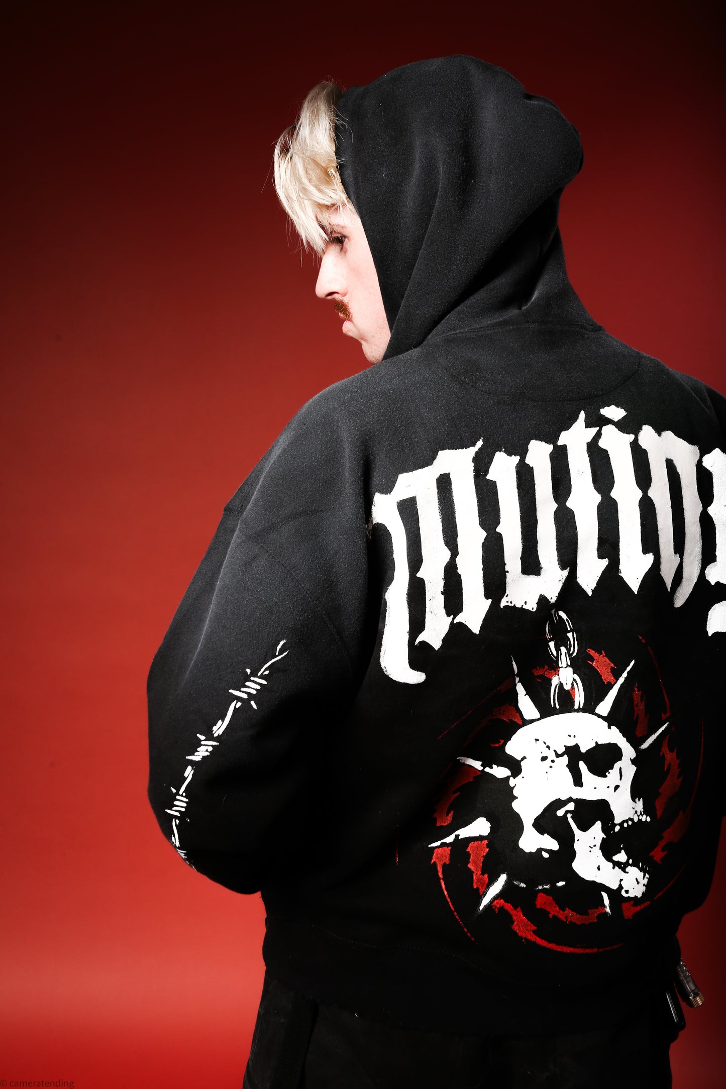 *PRE-SALE* Mutiny Skull & Barbwire - Embroidered Sun Dried Hoodies