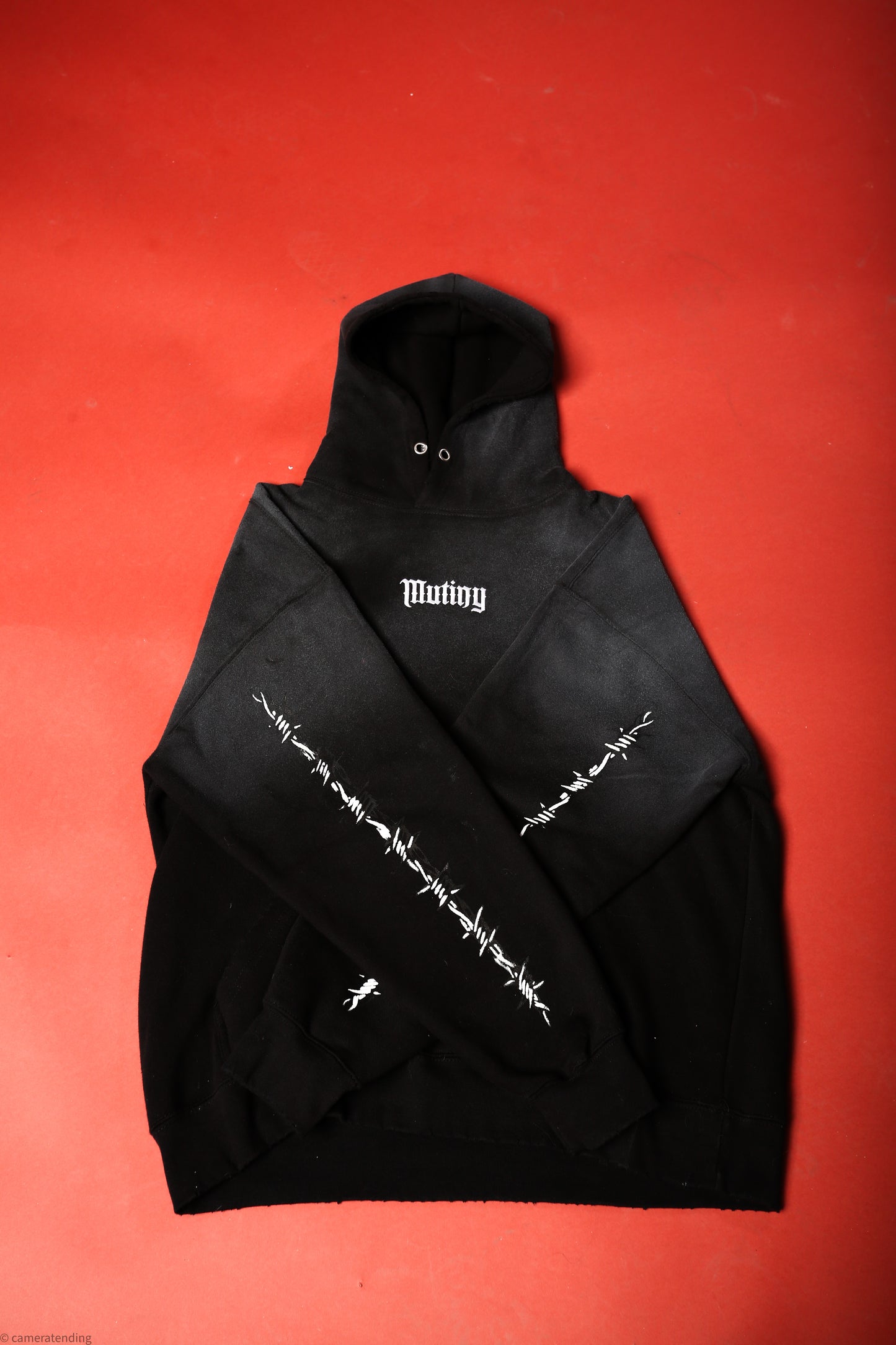 *PRE-SALE* Mutiny Skull & Barbwire - Embroidered Sun Dried Hoodies